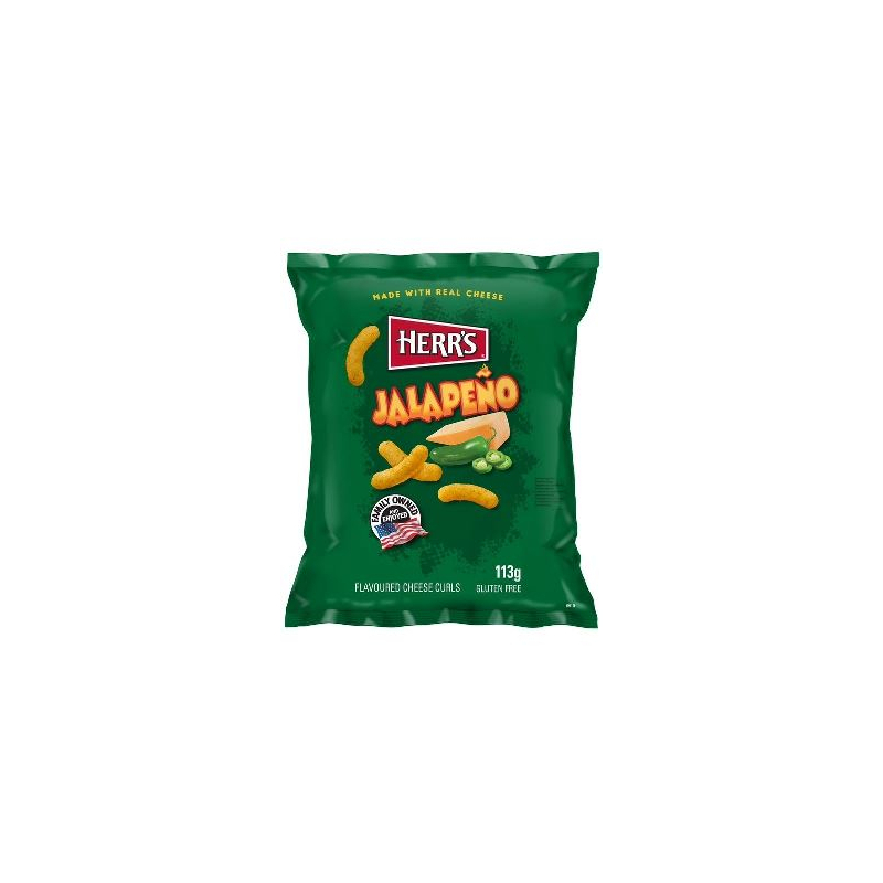 Herr's Jalapeno Cheese Curts Chips