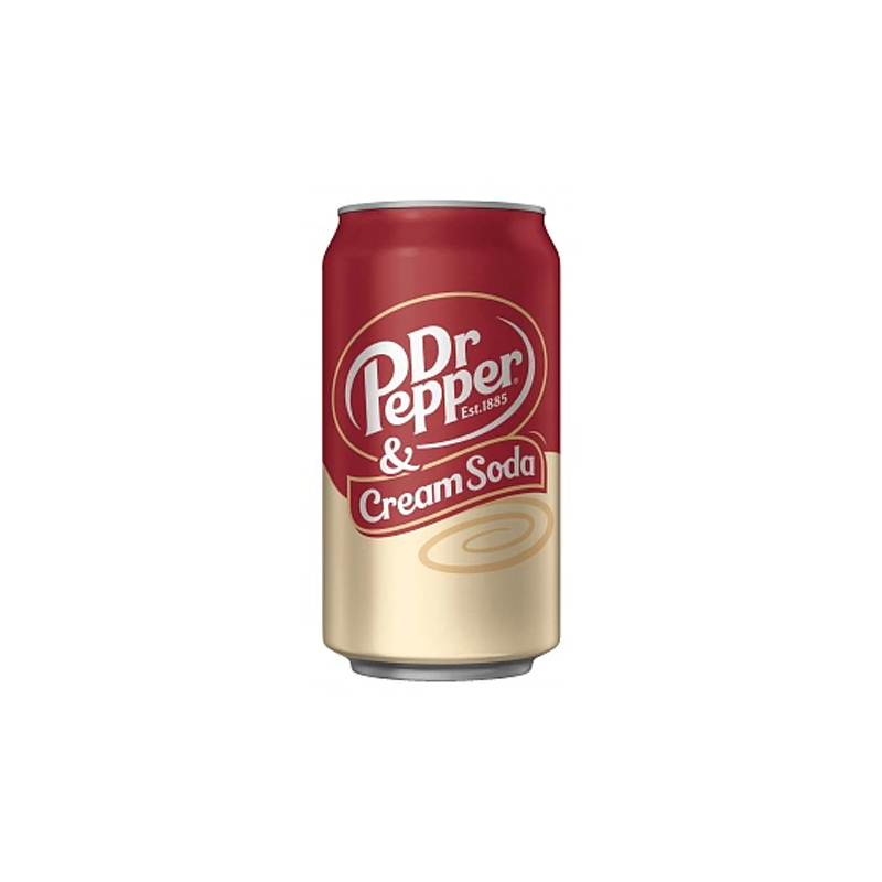 Dr. Pepper & Cream Soda Dåse, 0,33 L