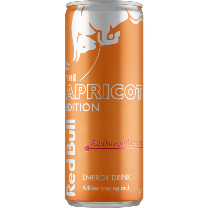 Red Bull Abrikos & Jordbær, 0,25 L
