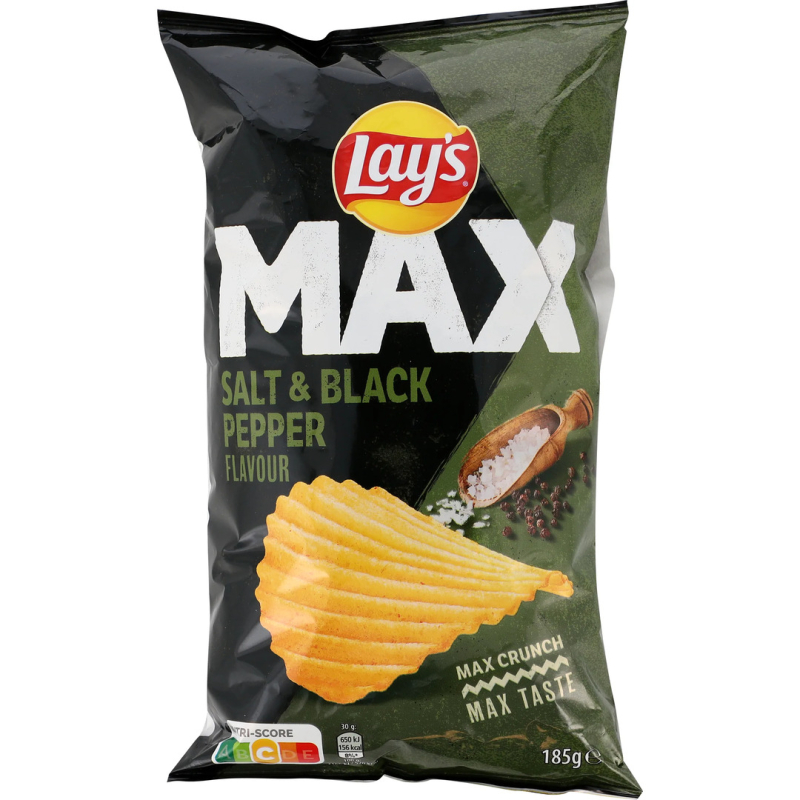 Lays Max Salt og Peber Chips