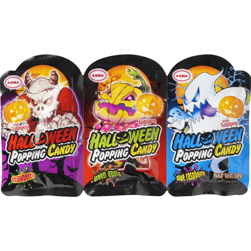 Halloween Popping Candy Assorteret