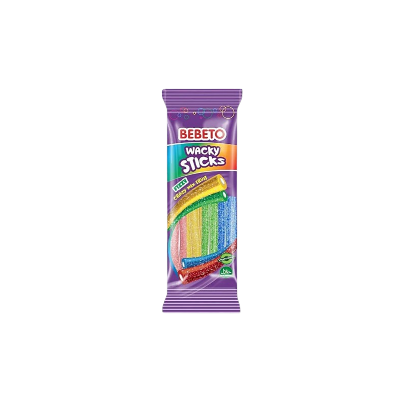 Bebeto Wacky Sticks Crazy Mix Fruit