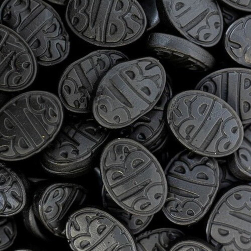Bubs S&oslash;d Lakrids Ovaler - 100 gram