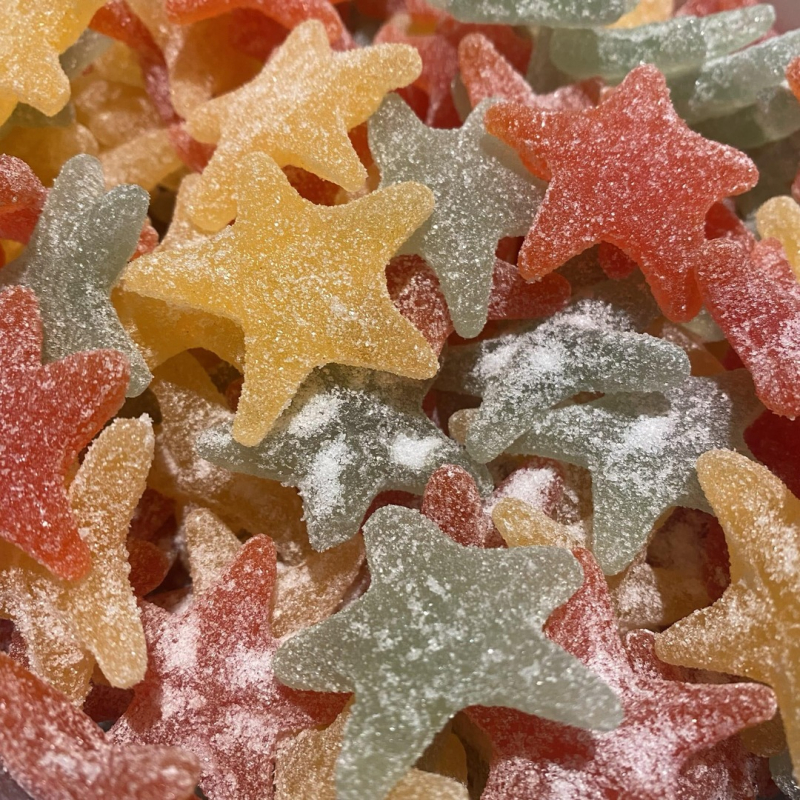 Cloetta Super Sure S&oslash;stjerner - 100 gram