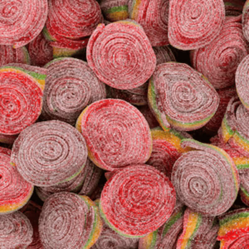 Candynavia Regnbue Ruller - 100 gram