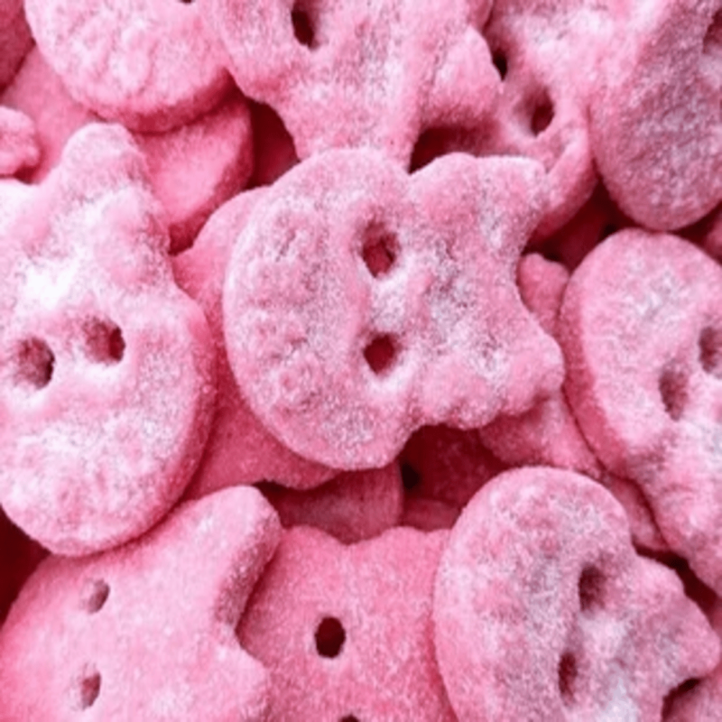 Bubs Hindb&aelig;r Lakrids Skalle Micro - 100 gram